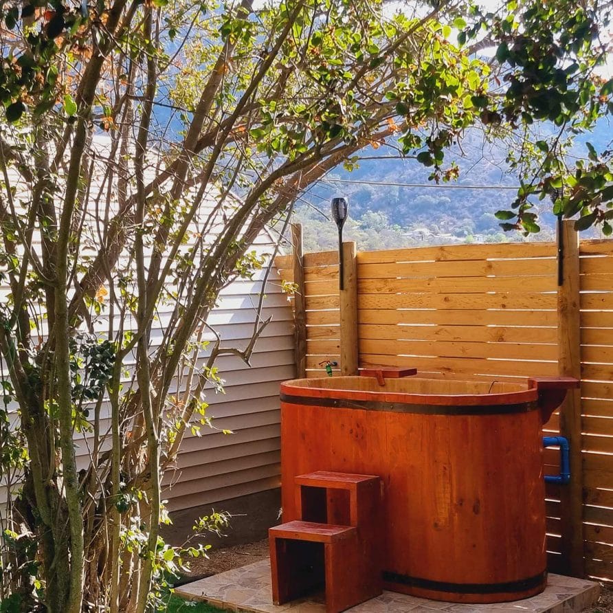 Cabaña Tiny House Olmué — vista interior